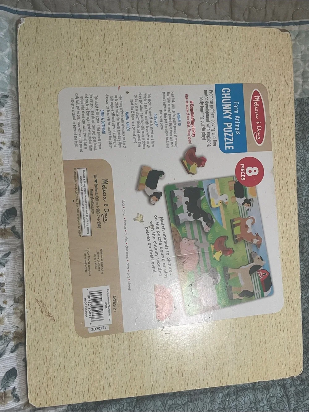 Melissa & Doug Kids Wooden Animal Puzzles